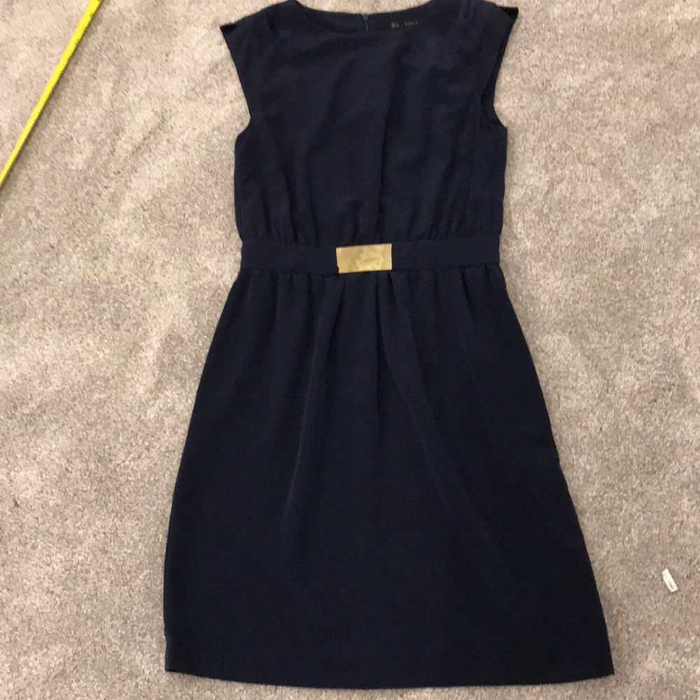 Navy Zara dress